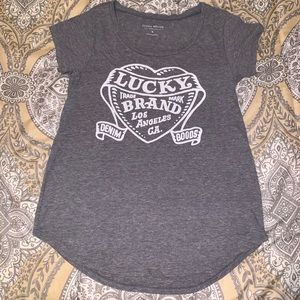 Lucky Brand Heather Gray T-Shirt